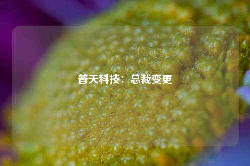 普天科技：总裁变更