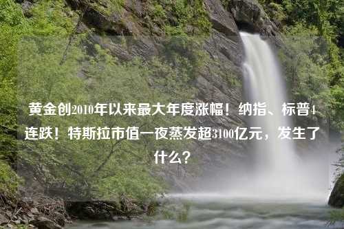 黄金创2010年以来最大年度涨幅！纳指、标普4连跌！特斯拉市值一夜蒸发超3100亿元，发生了什么？